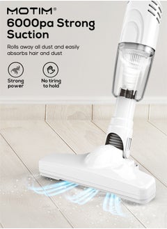 Handheld Vacuum Cleaner 2 in 1, Cordless Stick Cleaner, 120w 6000Pa Strong Suction, Large Capacity Central Filtration System for Carpets, Hard Floors, Stairs and Hair - pzsku/Z5A52BD5547854F998DCBZ/45/_/1723615586/7f248db7-2ab8-4184-917b-daa4e48ebce2