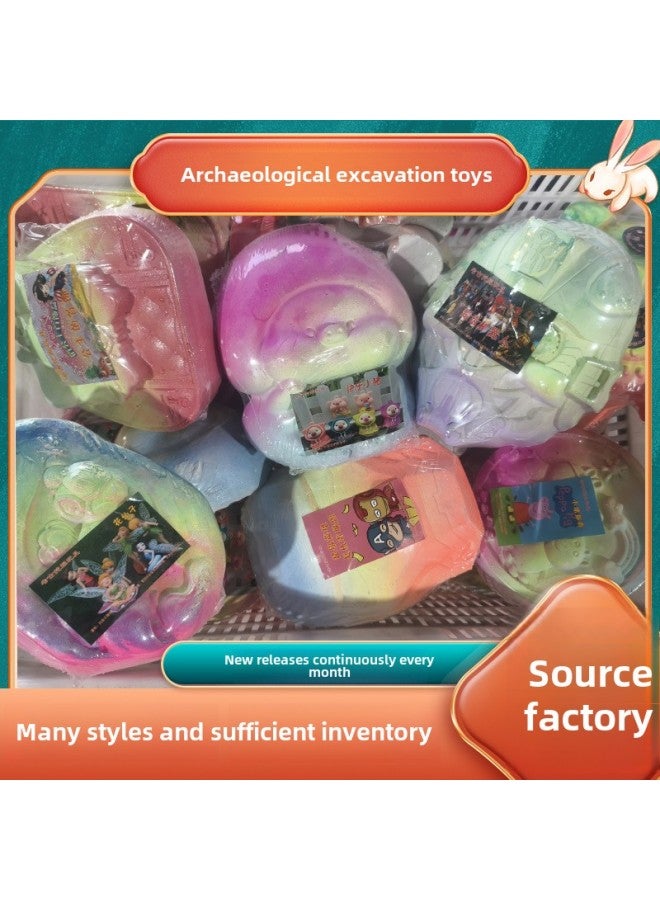 Archaeological Archaeological Excavation Toys Archaeological Toys Archaeological Blind Box Dinosaur Egg Digging Gem Children-Color:Astronaut 【without Tools】 - Image 2