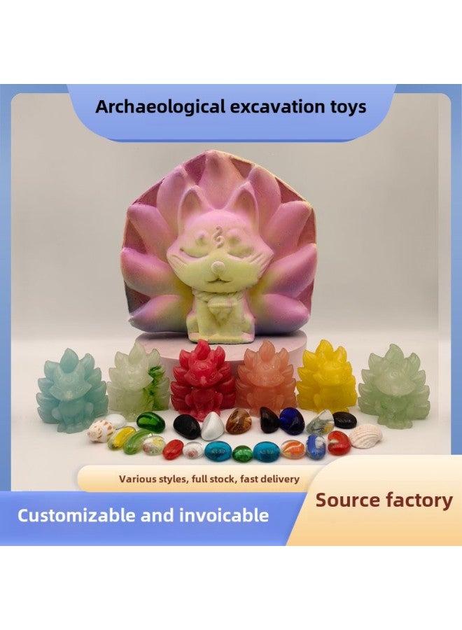 Archaeological Archaeological Excavation Toys Archaeological Toys Archaeological Blind Box Dinosaur Egg Digging Gem Children-Color:Astronaut 【without Tools】 - Image 4