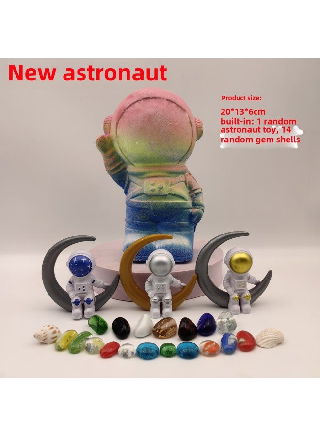 Archaeological Archaeological Excavation Toys Archaeological Toys Archaeological Blind Box Dinosaur Egg Digging Gem Children-Color:Astronaut 【without Tools】 - Image 1