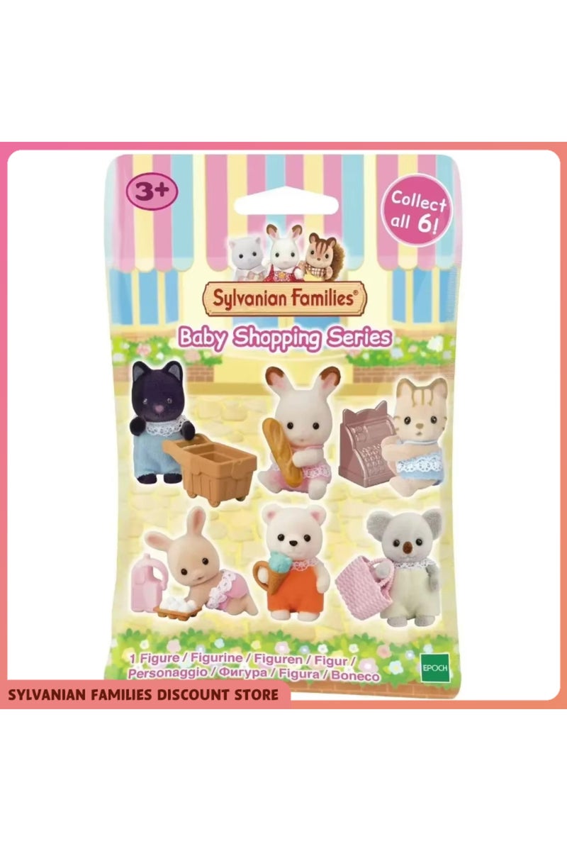 Baby Shopping Sylvanian Families Toys Cute Figures Kitchens Toy for Girl Ternurines Children's Kitch