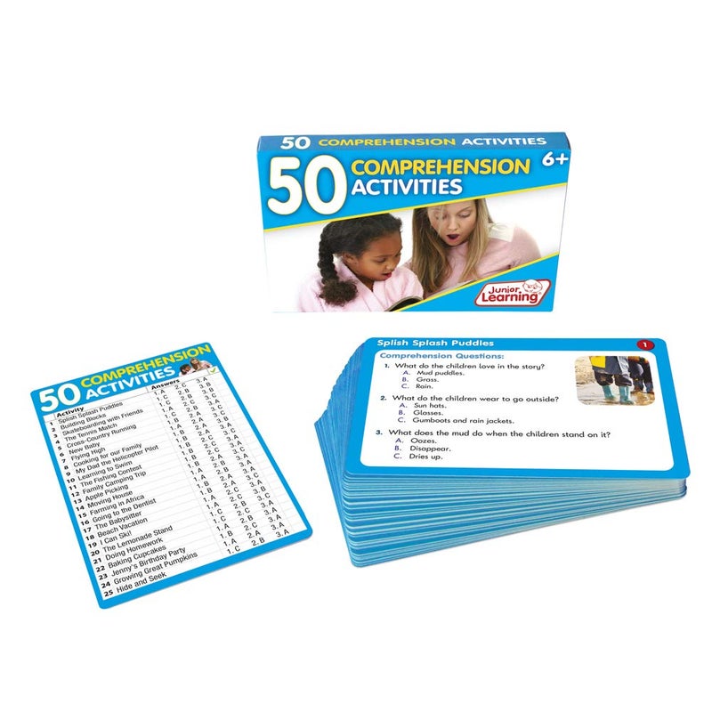 Junior Learning JL355 50 Comprehension Activities Multi Medium - Image 3