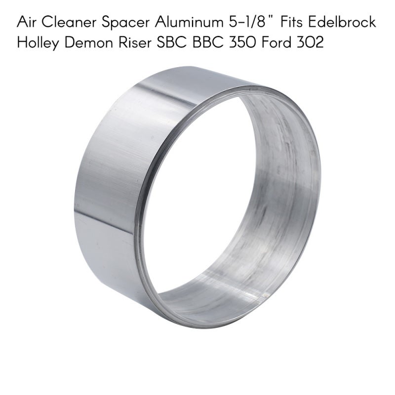 Aluminum Engine Spacer: 5 1/8" Silver High-Quality Corrosion Resistant - True Seal Long Service Life Air Cleaner Spacer for Automotive Engine Systems - Image 4
