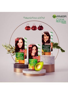غارنييه صبغة كريم دائمة للشعر كولور ناتشورالز من غارنييه - 4.6 عنابي 112 مل  - Image 4
