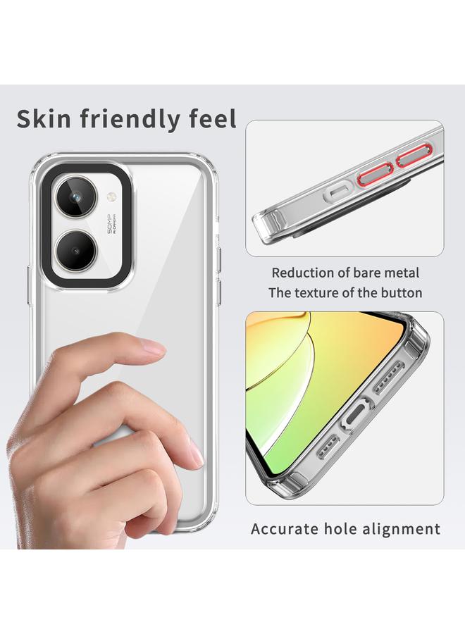 S-TOP Case For Realme 10 4G Transparent Acrylic + TPU Shockproof Phone Case - Image 5