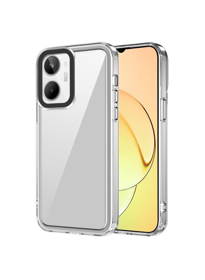 S-TOP Case For Realme 10 4G Transparent Acrylic + TPU Shockproof Phone Case - Image 1