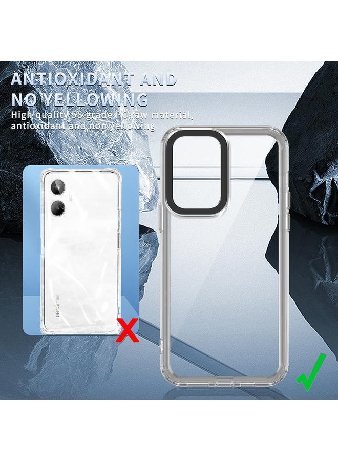 S-TOP Case For Realme 10 4G Transparent Acrylic + TPU Shockproof Phone Case - Image 3