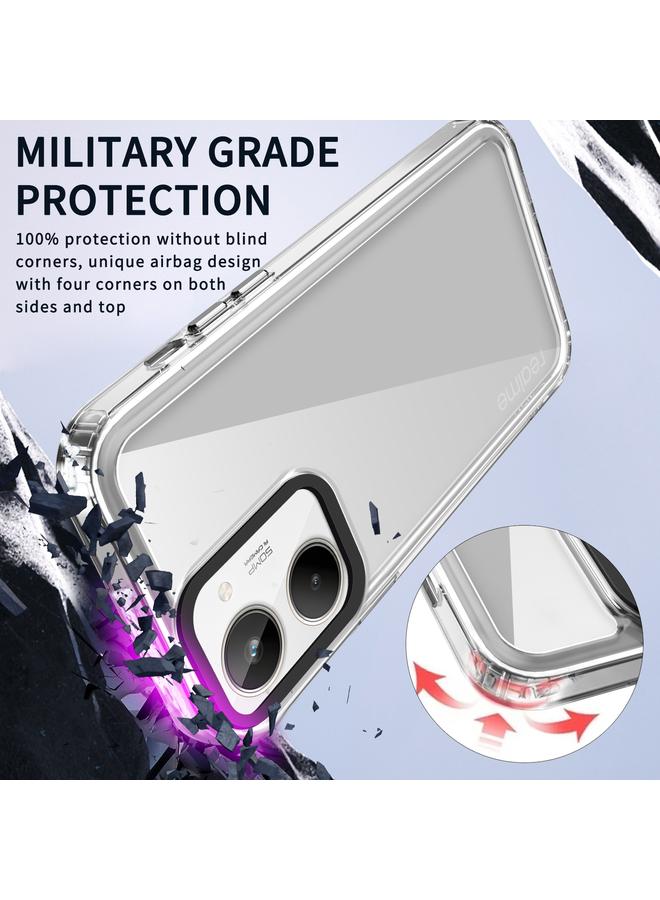 S-TOP Case For Realme 10 4G Transparent Acrylic + TPU Shockproof Phone Case - Image 4