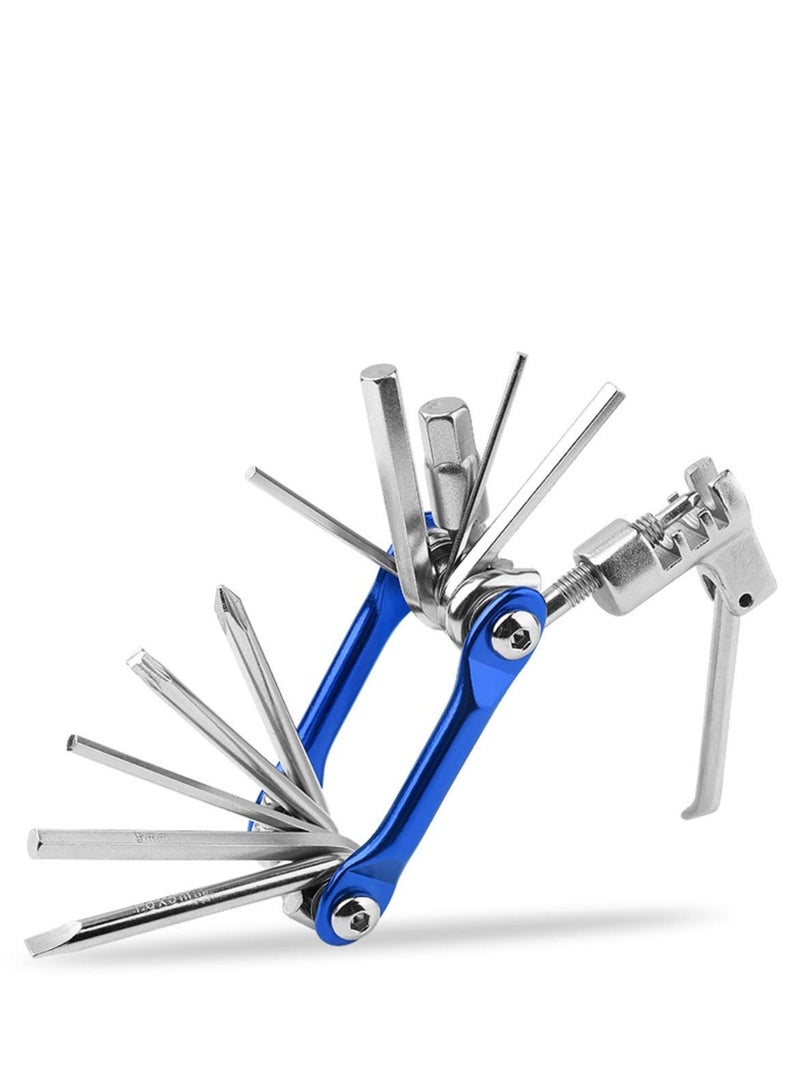 KASTWAVE 11 in 1 Bicycle Multi-Tool, Heavy Duty, Compact Pocket Sized, Lightweight, Portable Bicycle Essentials, Mountain Bike Repair Tool Kit  - Image 1