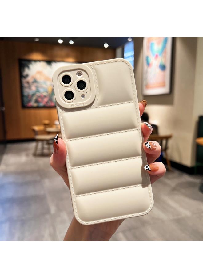 erorex Case For iPhone 12 Pro Eiderdown Airbag Frosted TPU Phone Case - Image 1