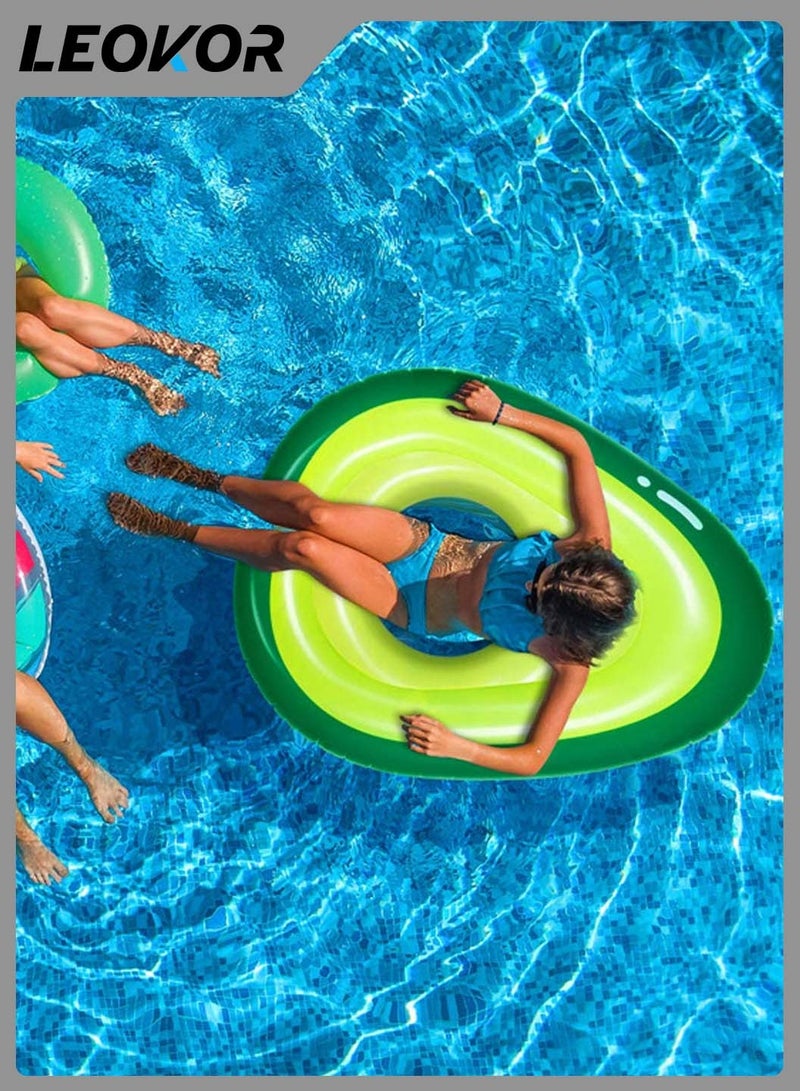 LEOKOR Swimming Ring,Inflatable Kickboard,Sofa Floating Chair Bed,with Ball and Manual Air Pump,Very Suitable for Water Parties and Summer Beaches - Image 3