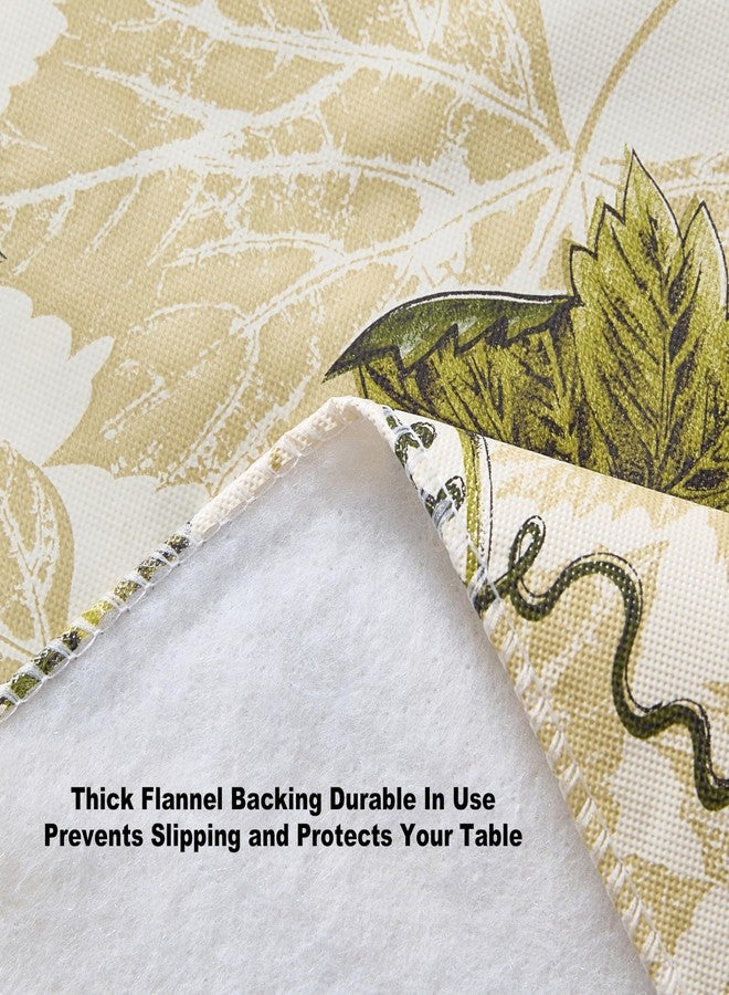 Newbridge Grapevine Vinyl Flannel Backed Tablecloth, Grape Theme Indoor/Outdoor Waterproof Tablecloth, Picnic, Barbeque, Patio and Kitchen Dining, 52 Inch x 52 Inch Square - Image 5