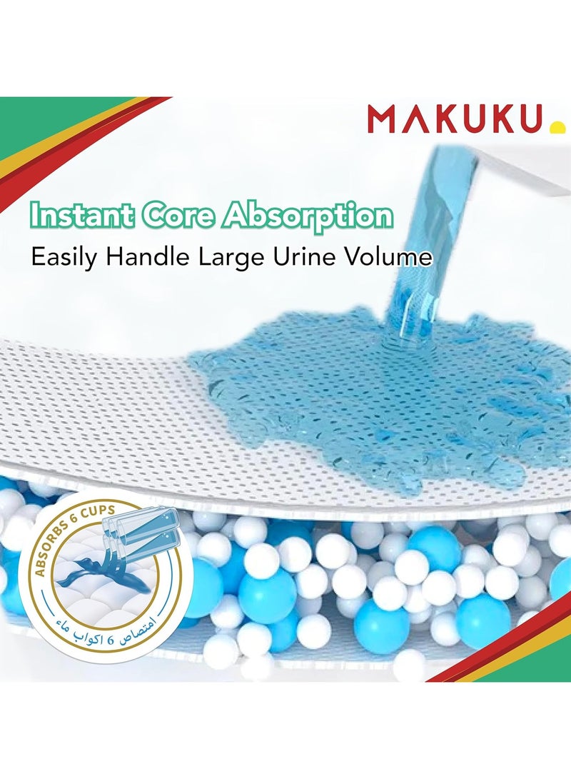 Makuku حزمة توفير حفاضات شريط العناية اليومية - الحجم 6 (15+كجم) | 18-24 شهرًا - Image 4