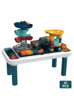 MUMS PLANET Kids Children's Building Blocks Table Desk Multi Functional Large Granules Assembly With Storage Box Educational Toys, Gift For Boys And Girls  - Image 3