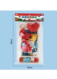 MUMS PLANET Kids Children's Building Blocks Table Desk Multi Functional Large Granules Assembly With Storage Box Educational Toys, Gift For Boys And Girls  - Image 5