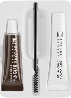 EYLURE DYBROW Permanent Tint for Brows Dark Brown Dye Kit  - Image 2