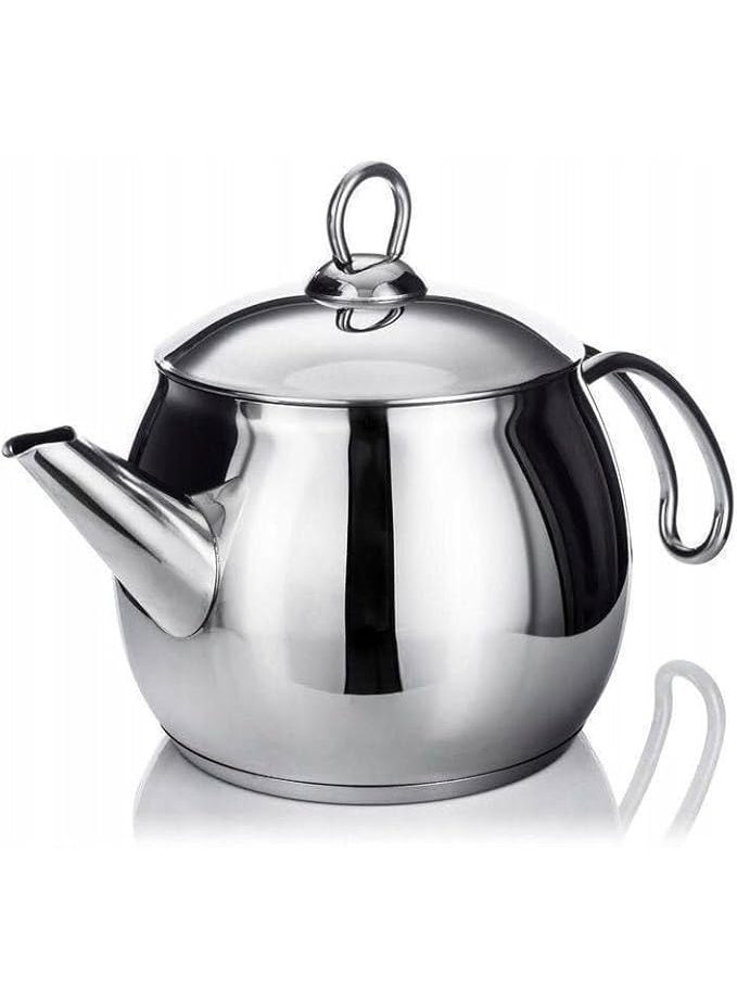 Heavy-Duty Metal Kettle – Elegant Design, Durable Material Preserves Flavor, Perfect for Tea and Coffee - Image 4