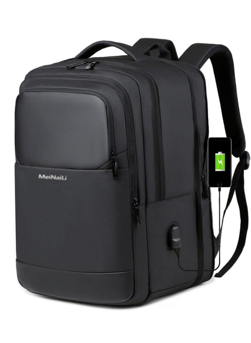 Meinaili 2502 Large Capacity Waterproof Computer Backpack Wet/Dry Separation Shoes Compartment Business Travel Charging Expansion Feature - Image 1