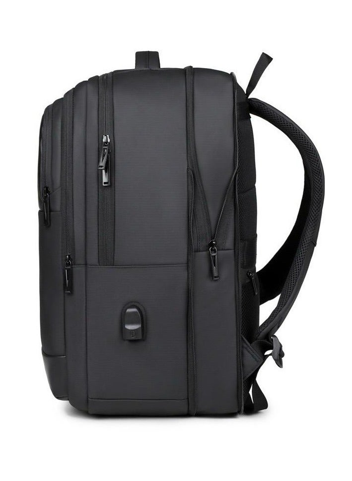 Meinaili 2502 Large Capacity Waterproof Computer Backpack Wet/Dry Separation Shoes Compartment Business Travel Charging Expansion Feature - Image 3