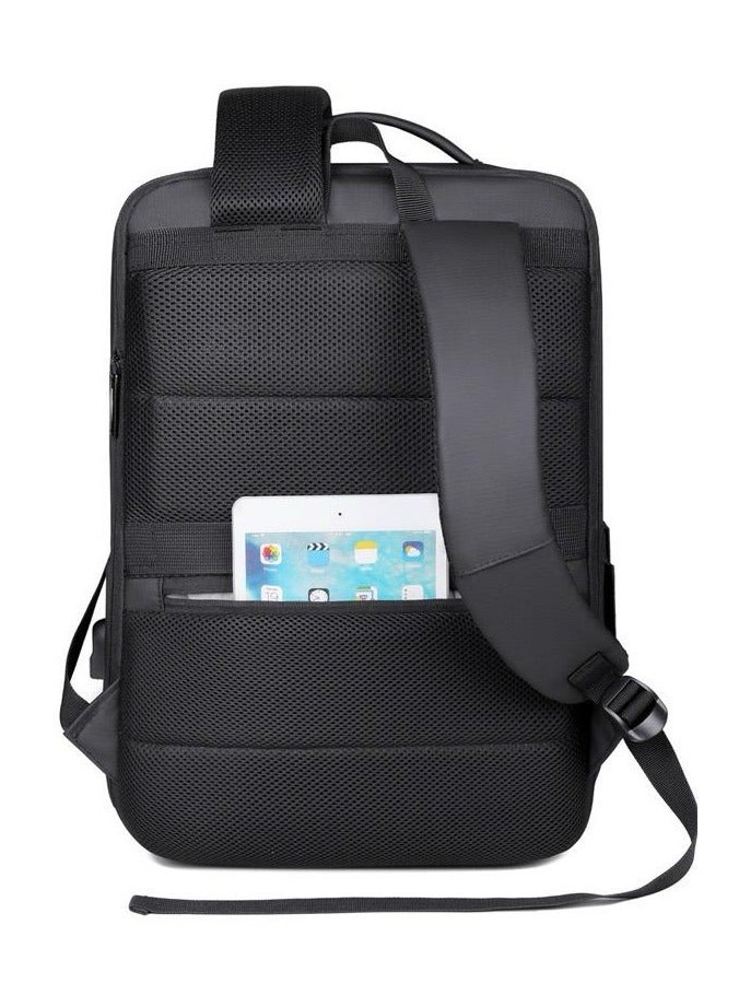Meinaili 2502 Large Capacity Waterproof Computer Backpack Wet/Dry Separation Shoes Compartment Business Travel Charging Expansion Feature - Image 5