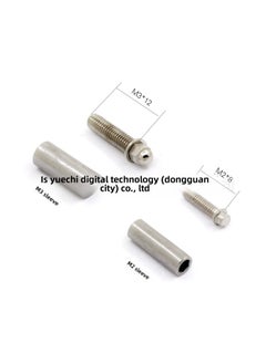 金属螺钉1.9 2.2轮毂用于1/10 RC汽车履带车TRX4轴向SCX10 90046-颜色:M2*6 100PCS-比例:1:10
