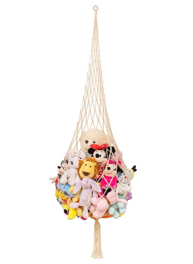 Captaintech Size Stuffed Toy Hanging Organizer Net for Kids Bedroom Playroom - Image 1