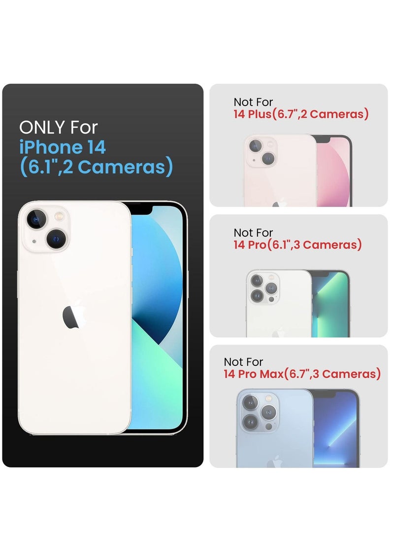 BORTONY iPhone 14 Case 6.1 Inch Liquid Silicone Full Rubber Protection Anti Scratch Drop Proof Protective Cover with Inside Soft Microfiber Lining for Apple iPhone 14 - Image 2