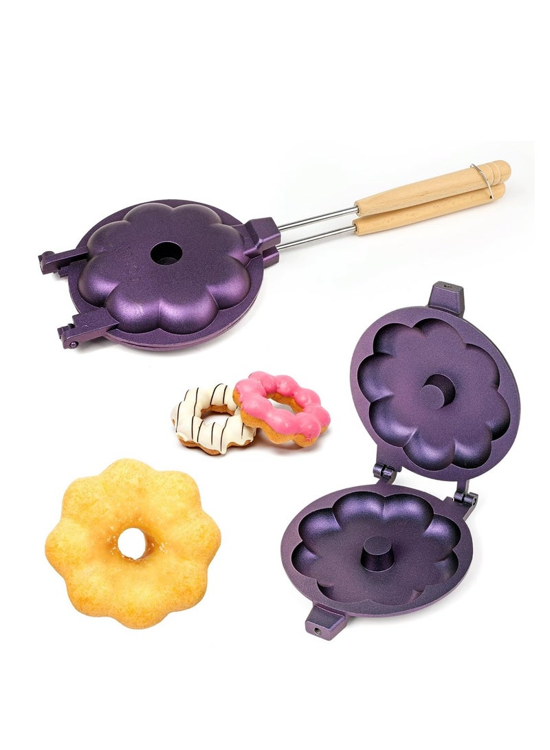 SOLARAE Donut Mold Maker, Non Stick Donut, Molds Baking, Cake Baking Tray, Donut Mold Cake, Efficient Donut Creation, Maintenance Simplified, Decorating Tools Handle, Mold Maker For Donuts - Image 1