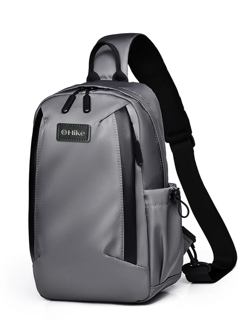 هايك Hike Unisex Durable Cross-body Bag Water Resistant Anti-Theft Unisex Sling bag for Travel School College Business Shopping Outdoor, HK3321-GREY