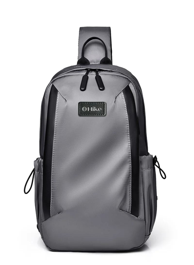 هايك Hike Unisex Durable Cross-body Bag Water Resistant Anti-Theft Unisex Sling bag for Travel School College Business Shopping Outdoor, HK3321-GREY