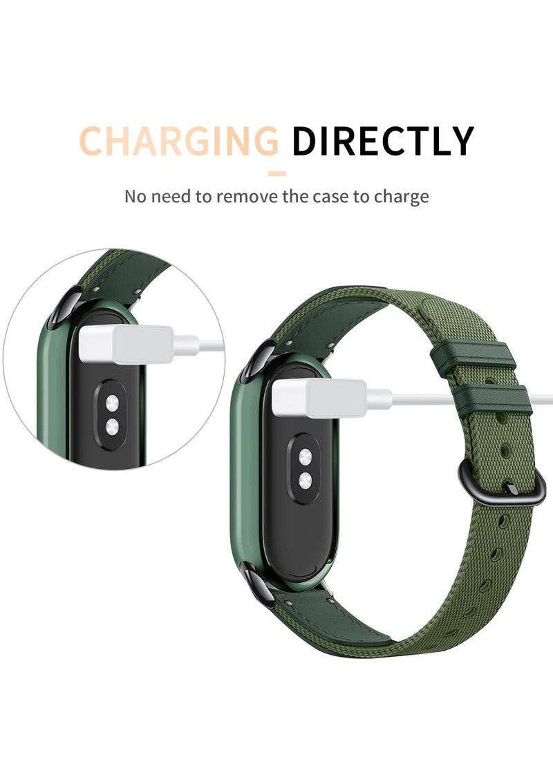 Y&D - SYOSI 6 Pcs Screen Protector for Xiaomi Mi Band 8, 3D Full Coverage Case Curved Soft Edge Film TPU Scratch Proof Bumper Frame Compatible with 8 - Image 1