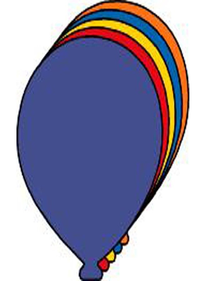 3” x 2.5" Balloon Assorted Color Creative Cut-Outs, 31 Cut-Outs in a Pack for Birthdays, Spring, Summer, Learning Games Classroom Kids’ School Craft Projects