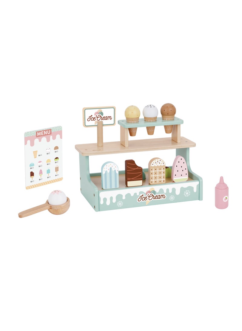 توكي توي مجموعة متجر الآيس كريم من توكي تويز - 13 قطعة - Image 1