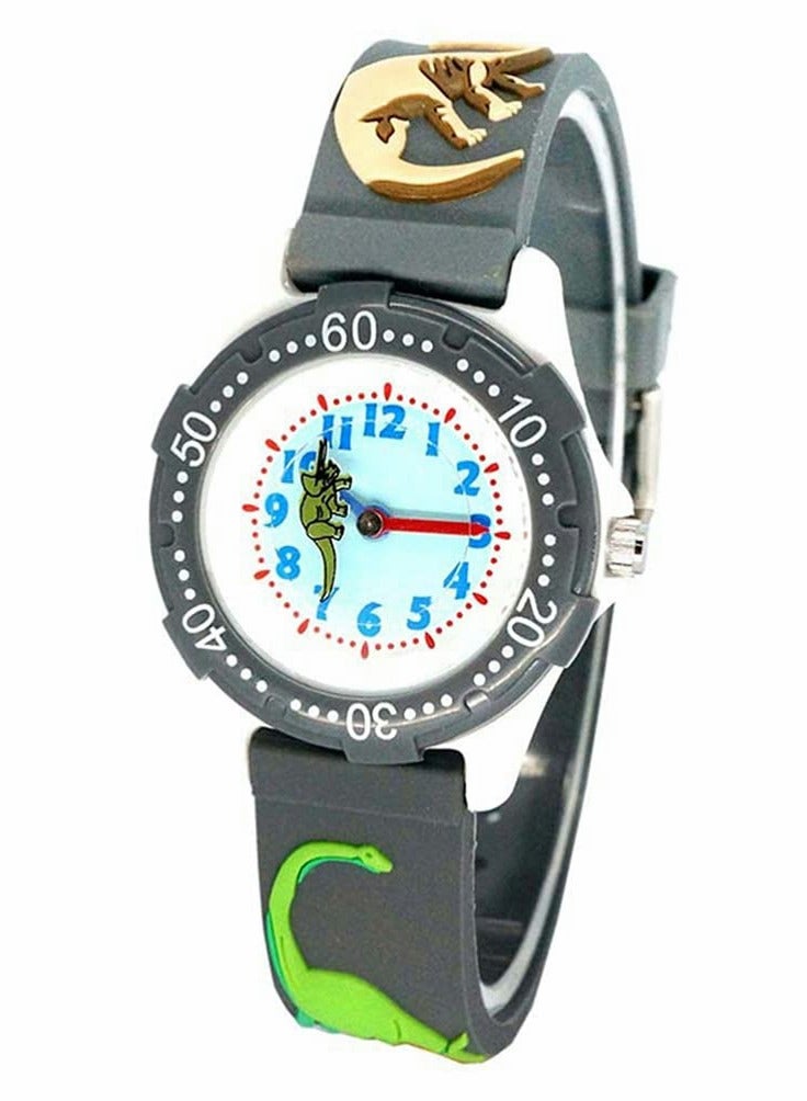 Waterproof Kids Watch for Boys & Girls - Fun 3D Cartoon Design, Durable Silicone Band, Perfect Birthday Gift for Little Ones - Image 1