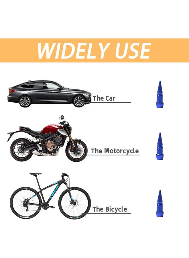 Generic Car Wheel Tire Valve Caps Dustproof 4 Pcs - Image 4