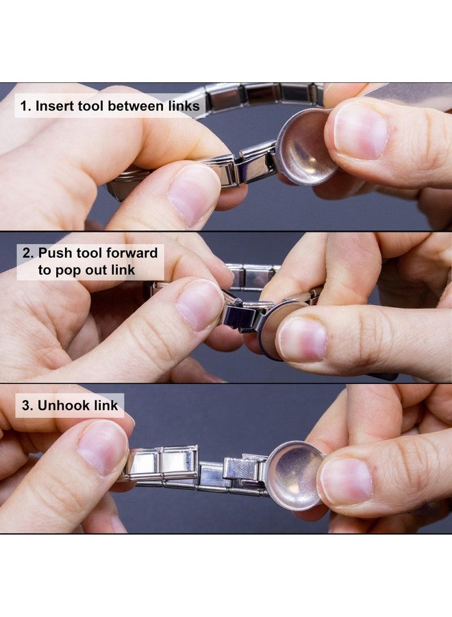 Fablinks Italian Charm Bracelet Tool, Stainless Steel Charms Opening Tools, Easy Opener Compatible With Standard 9Mm Link Bracelets - Image 5