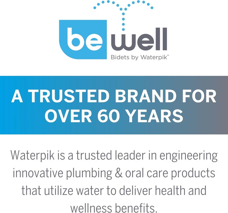 Waterpik BeWell Bidet Attachment BDT001 NonElectric Water Spray Angle and Adjustable Pressure SelfCleaning Easy DIY Installation Toilet Seat Sprayer White - Image 3