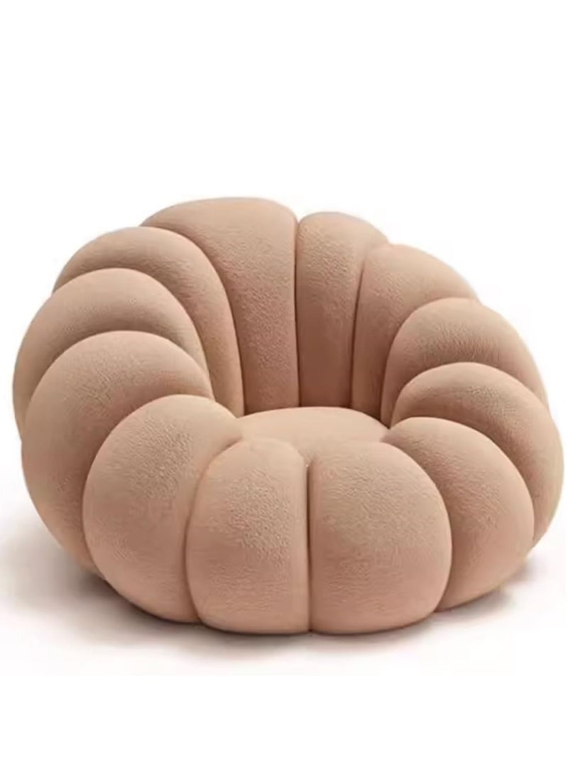 Generic Lazy Sofa Comfy Bean Bag Sofa Chair with Ottoman Bean Bag Chair High Pressure Sponge Modern Accent Chairs for Living Room Bedroom  - Image 2