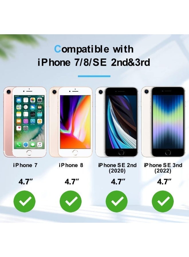 جراب شفاف بسيط متوافق مع iPhone 7/8/SE 2022/SE 2020، جراب شفاف، غطاء هاتف TPU مضاد للاصفرار لحماية الجسم بالكامل - شفاف (iPhone 7/8/SE 2022/SE 2020) - Image 4