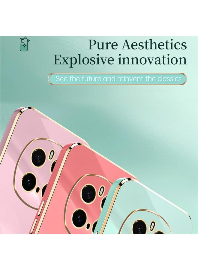 شين لي تونج جراب لهاتف Honor Magic7 Pro بحافة مستقيمة 6D مطلي بالكهرباء من مادة TPU - Image 3