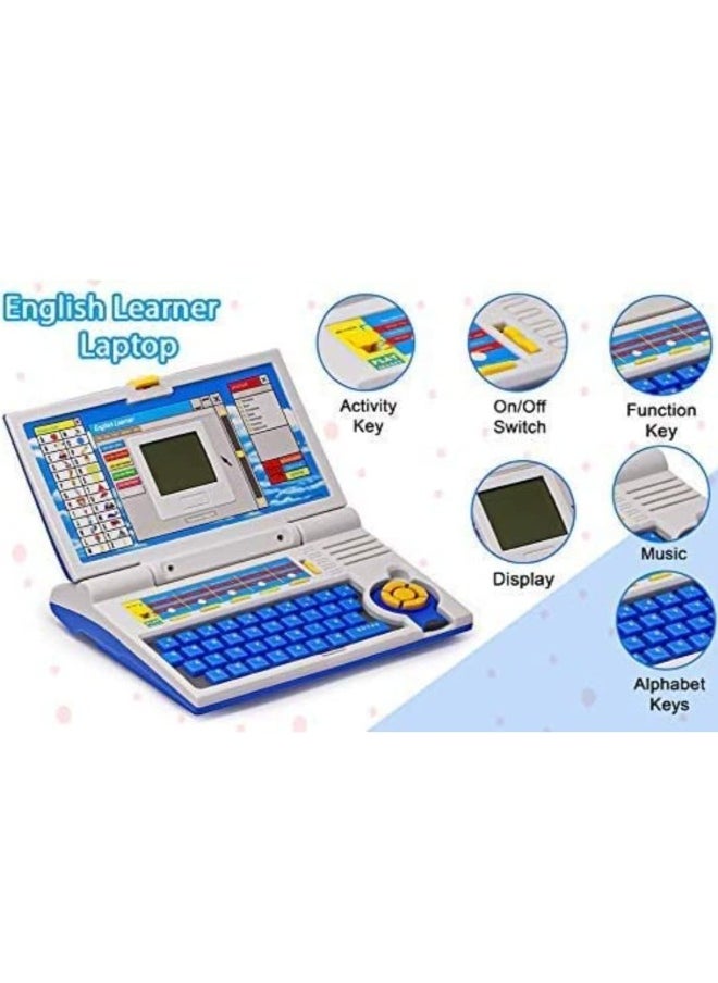 TOY GARDEN Kids Special Entertainment and Teaching Fun English Spelling Test Notebook Laptop Toy for Best Gift (Mouse Included) (Multi-Color)  - Image 2