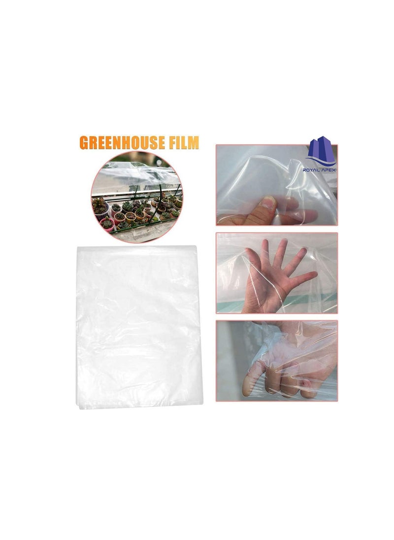 Generic - Painters Polythene Sheet Plastic Drop Cloths Sheet, Waterproof Anti-dust Furniture Cover, Disposable Tarp for Painting for Couch Cover and Furniture Cover (500G x 9 Meter) - Image 1