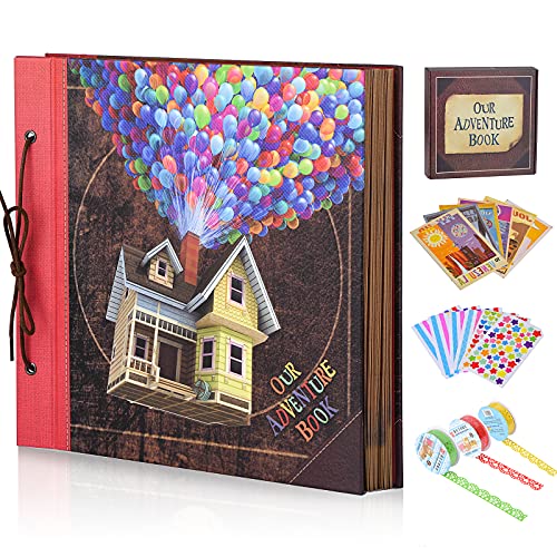LINKEDWIN 12x12 Inch Our Adventure Book Scrapbook Album, 60 Pages (Up House) - Image 4