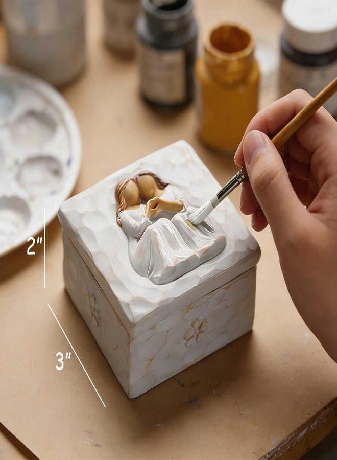 HORTIX Best Friend Birthday Gifts for Women, Friendship Gifts for Women,Forever Friends, Sculpted Hand-Painted Keepsake Box - Image 2