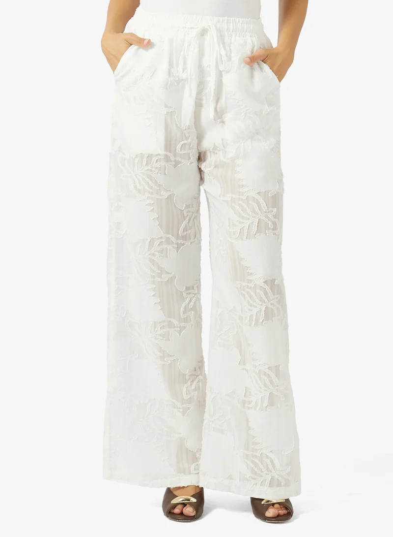 Ella  Sheer Shirt & Pant Coord Set for Women | Best Price UAE