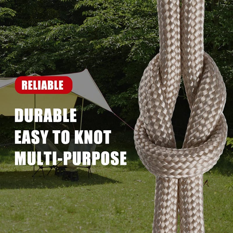 WEREWOLVES 650lb Paracord/Parachute Cord - 9 Strand Paracord Rope - 100', 200' Spools of Parachute Cord, Type III Paracord for Camping, Survival (Buckskin (Desert Sand), 100 Feet) - Image 3