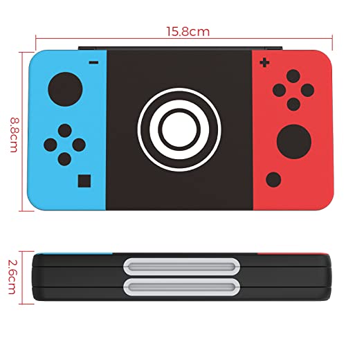 HEIYING Game Card Case for Nintendo Switch 2 / Switch OLED,Customized Pattern Portable Switch Game Holder with 48 Game Card Slots and 24 Micro SD Cards Slots - Image 5