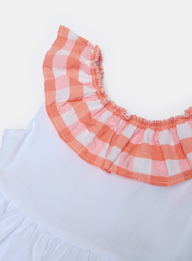 Panco Baby Girls Ruffle Detailed Dress - Image 3