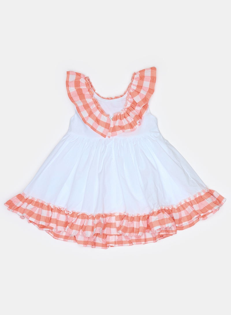 Panco Baby Girls Ruffle Detailed Dress - Image 2
