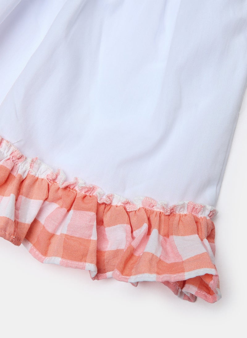 Panco Baby Girls Ruffle Detailed Dress - Image 4